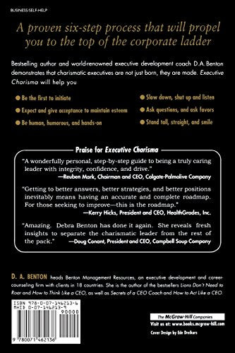 Executive Charisma: Six Steps to Mastering the Art of Leadership: Six Steps to Mastering the Art of Leadership