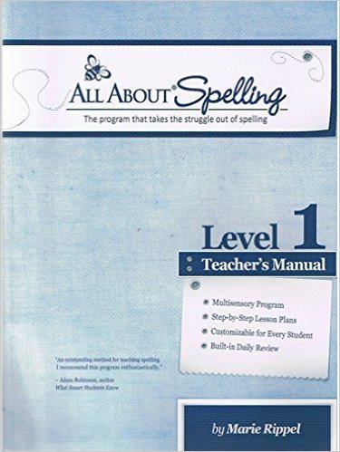 All About Spelling Level 1 Teachers Manual