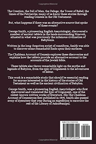The Chaldean Account of Genesis