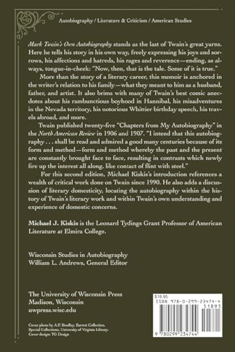 Mark Twain's Own Autobiography: The Chapters from the North American Review (Wisconsin Studies in Autobiography)