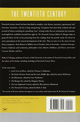 Strunk's Source Readings in Music History: The Twentieth Century (Source Readings Vol. 7)