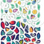 Brain Games - Sticker by Number: Blooms (24 Images to Sticker): Includes 2 Foil Sticker Sheets to Complete Each Image!
