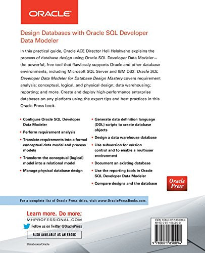 Oracle SQL Developer Data Modeler for Database Design Mastery (Oracle Press)