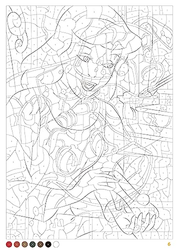 Coloriages mystres Disney - Portraits (trompe l'oeil)