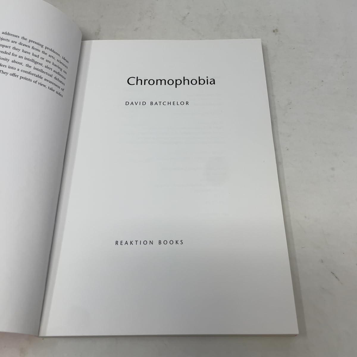 Chromophobia