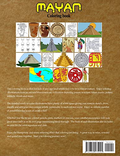Mayan Coloring Book