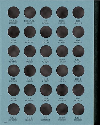 Lincoln Cents Folder #1, 1909-1940
