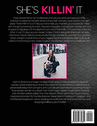 Shes Killin It: The Ultimate 21-Day Journal For Manifesting A KickAss Life