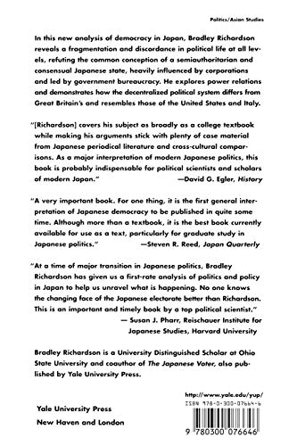 Japanese Democracy: Power, Coordination, and Performance