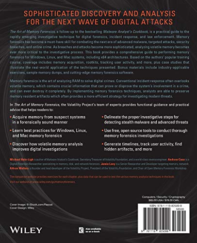 The Art of Memory Forensics: Detecting Malware and Threats in Windows, Linux, and Mac Memory