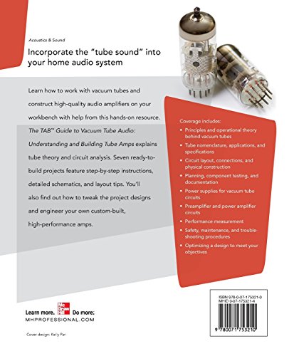 The TAB Guide to Vacuum Tube Audio: Understanding and Building Tube Amps (TAB Electronics)