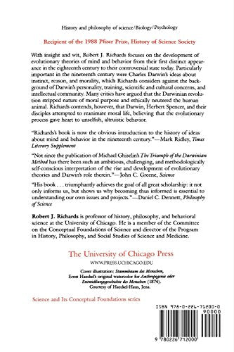 Darwin and the Emergence of Evolutionary Theories of Mind and Behavior (Science and Its Conceptual Foundations series)