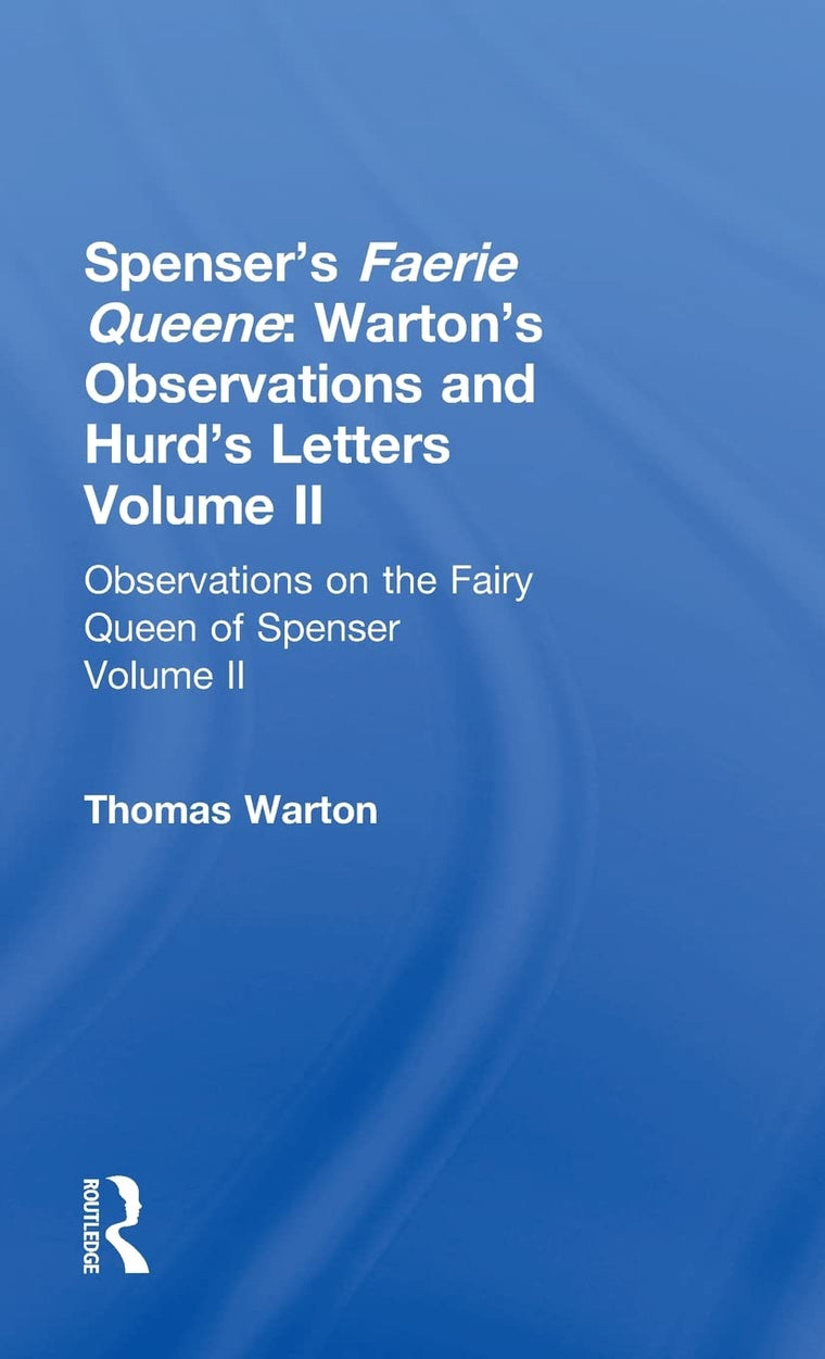 Observations On Fairy Queen V2 (Cultural Formations: The Eighteenth Century)
