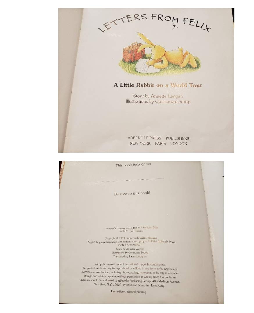 Letters from Felix: A Little Rabbit on a World Tour