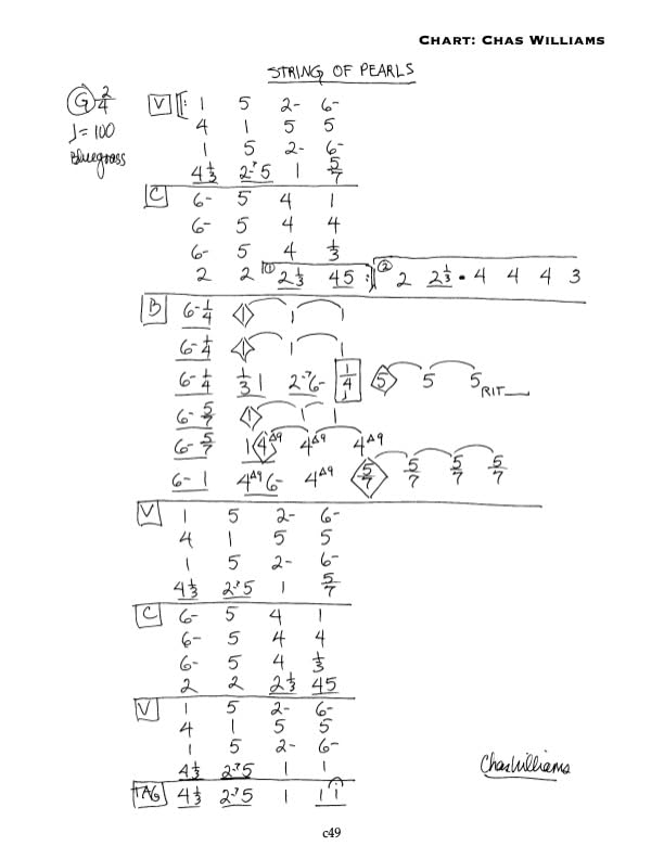 The Nashville Number System by Chas Williams