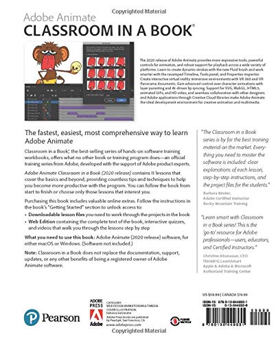 Adobe Animate 2020 release Classroom in a Book