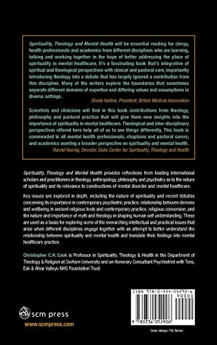 Spirituality, Theology and Mental Health: Interdisciplinary Perspectives