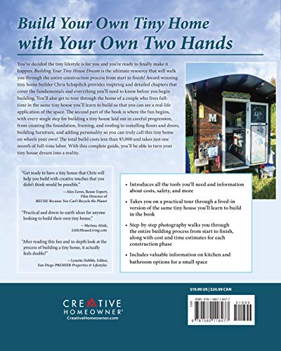 Building Your Tiny House Dream: Design and Build a Camper-Style Tiny House with Your Own Hands (Creative Homeowner) Comprehensive Guide to Constructing a Small Home on Wheels, from Start to Finish