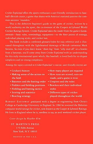 Cricket Explained: From Grubbers to Googlies-A Beginner's Guide to the Great English Pastime