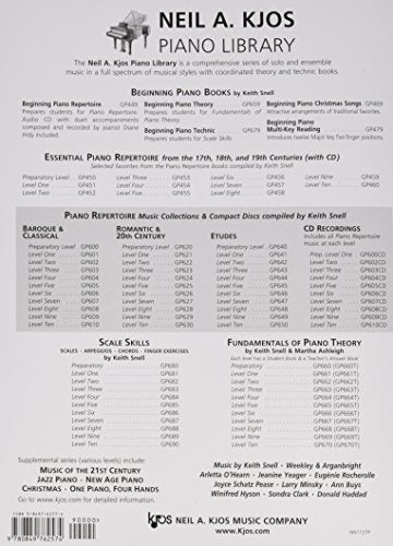 GP662 - Fundamentals of Piano Theory - Level 2 (Neil A. Kjos Piano Library)