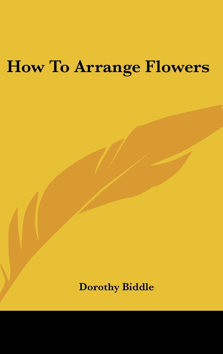 How To Arrange Flowers