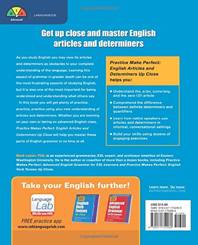 Practice Makes Perfect English Articles and Determiners Up Close (Practice Makes Perfect Series)