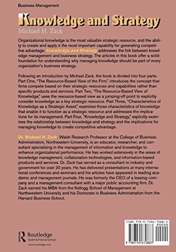 Knowledge and Strategy (Knowledge Reader) — back cover