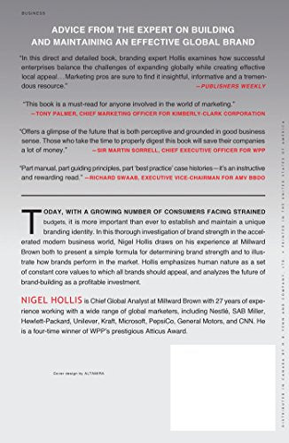 The Global Brand: How to Create and Develop Lasting Brand Value in the World Market