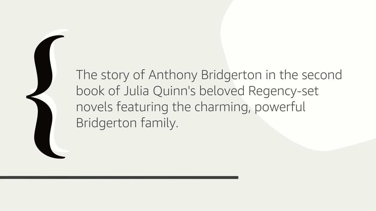 The Viscount Who Loved Me: Anthony's Story (Inspiration)