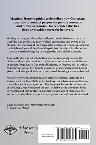 A Method for Prayer: With Scripture Expressions Concerning Confession, Sin, and Praying to Petition God