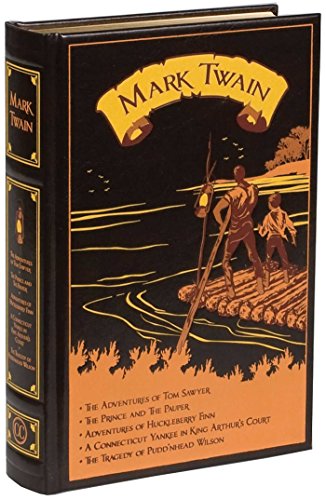 Mark Twain: Five Novels (Leather-bound Classics) — back cover