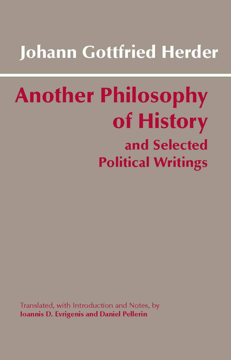 Another Philosophy of History and Selected Political Writings (Hackett Classics)