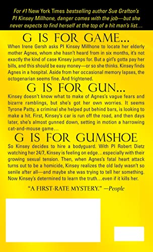G is for Gumshoe (The Kinsey Millhone Alphabet Mysteries)