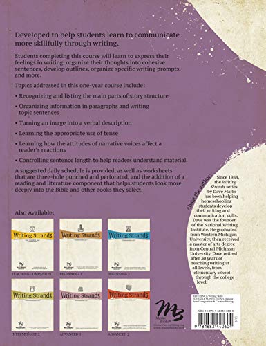 Writing Strands: Intermediate 1 — back cover