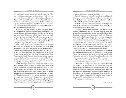 The Quite Nice and Fairly Accurate Good Omens Script Book — back cover