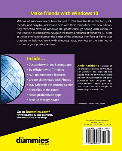 Windows 10 For Dummies, 3rd Edition (For Dummies (Computer/Tech))