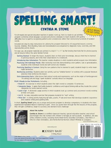 Spelling Smart!: A Ready-to-Use Activities Program for Students with Spelling Difficulties