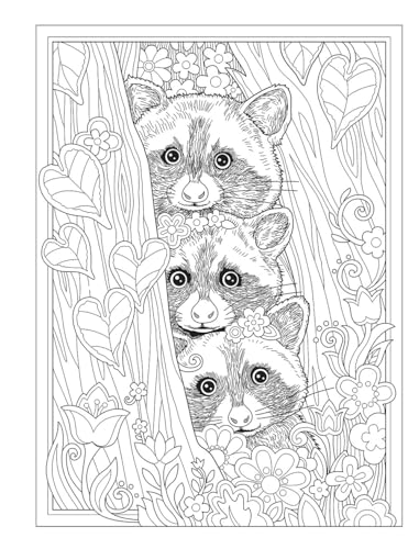 Creative Haven Wondrous Wildlife Coloring Book; Journey through Nature and the Great Outdoors; Lions, Tigers, Bears And More! (Adult Coloring Books: Animals)