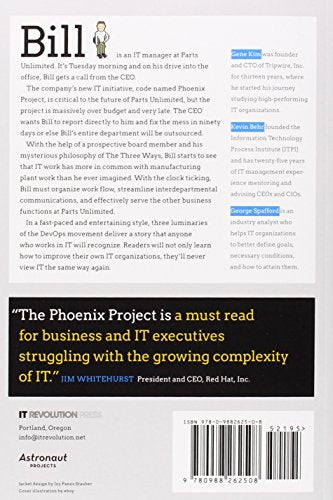 The Phoenix Project: A Novel about IT, DevOps, and Helping Y