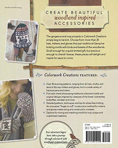 Colorwork Creations: 30+ Patterns to Knit Gorgeous Hats, Mittens and Gloves — back cover