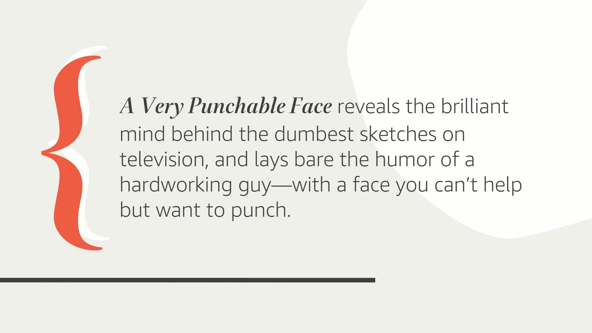 A Very Punchable Face: A Memoir