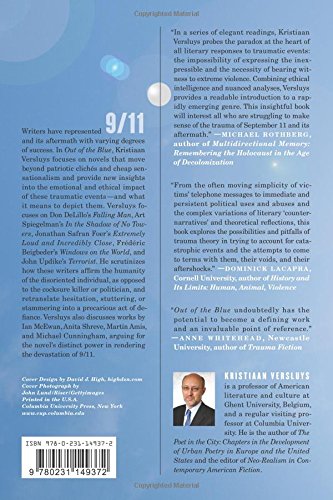 Out of the Blue: September 11 and the Novel