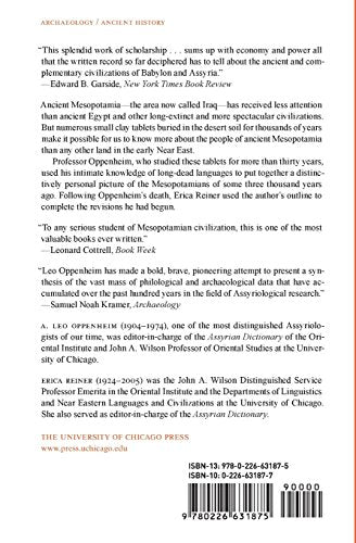 Ancient Mesopotamia: Portrait of a Dead Civilization — back cover