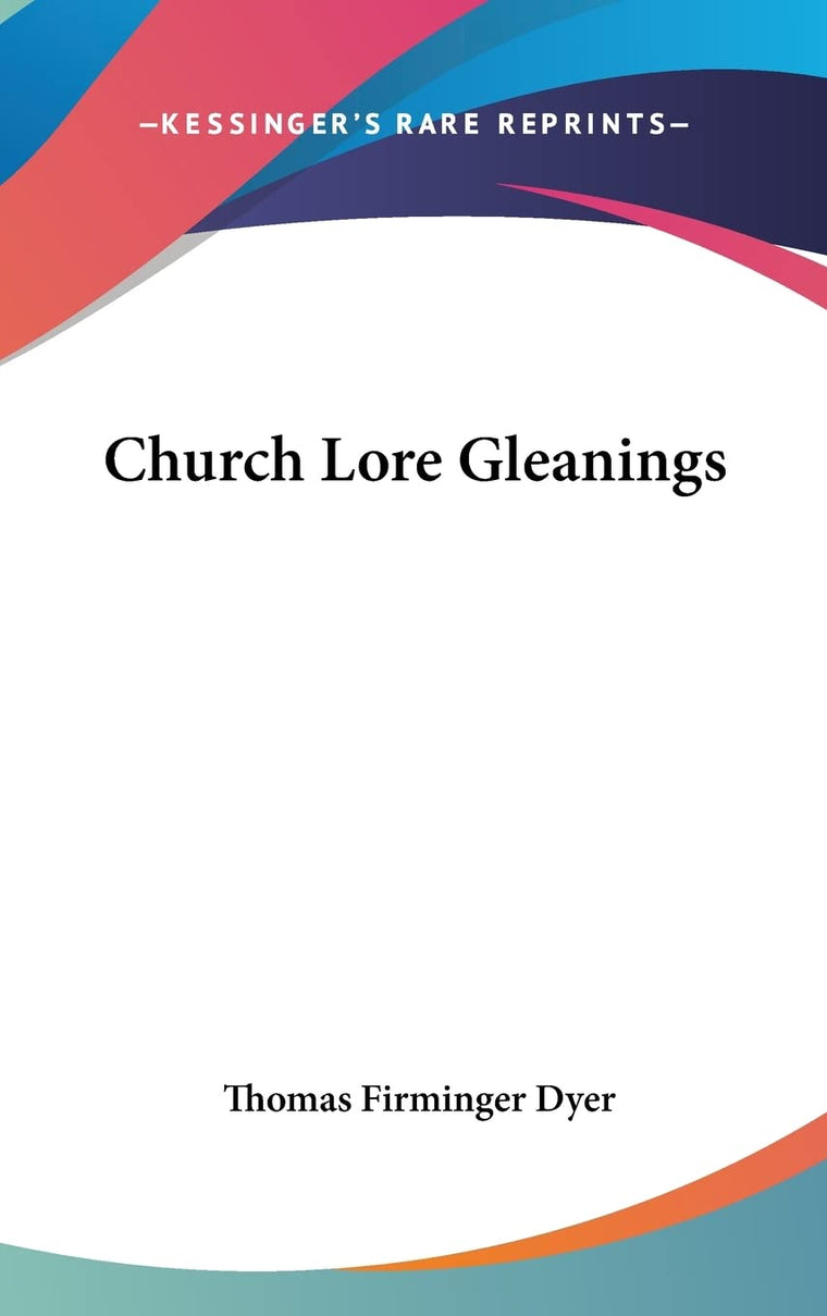 Church Lore Gleanings
