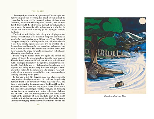 The Hobbit Illustrated by the Author: A Special Edition of the Fantasy Classic Featuring Sprayed Edges (Tolkien Illustrated Editions)