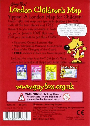 Guy Fox London Children's Map