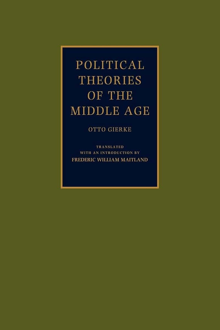 Political Theories of the Middle Age (Cambridge Paperback Library)