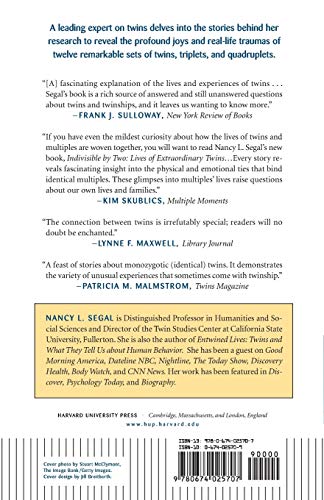 Indivisible by Two: Lives of Extraordinary Twins
