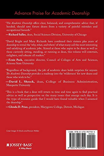 The Academic Deanship: Individual Careers and Institutional Roles