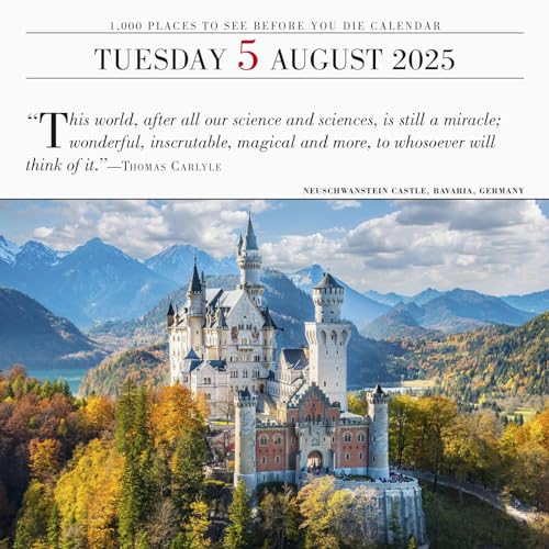 1,000 Places to See Before You Die Page-A-Day? Calendar 2025: A Year of Travel